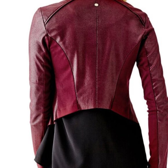 Guess Faux Leather Cropped Jacket - Picture 2 of 4